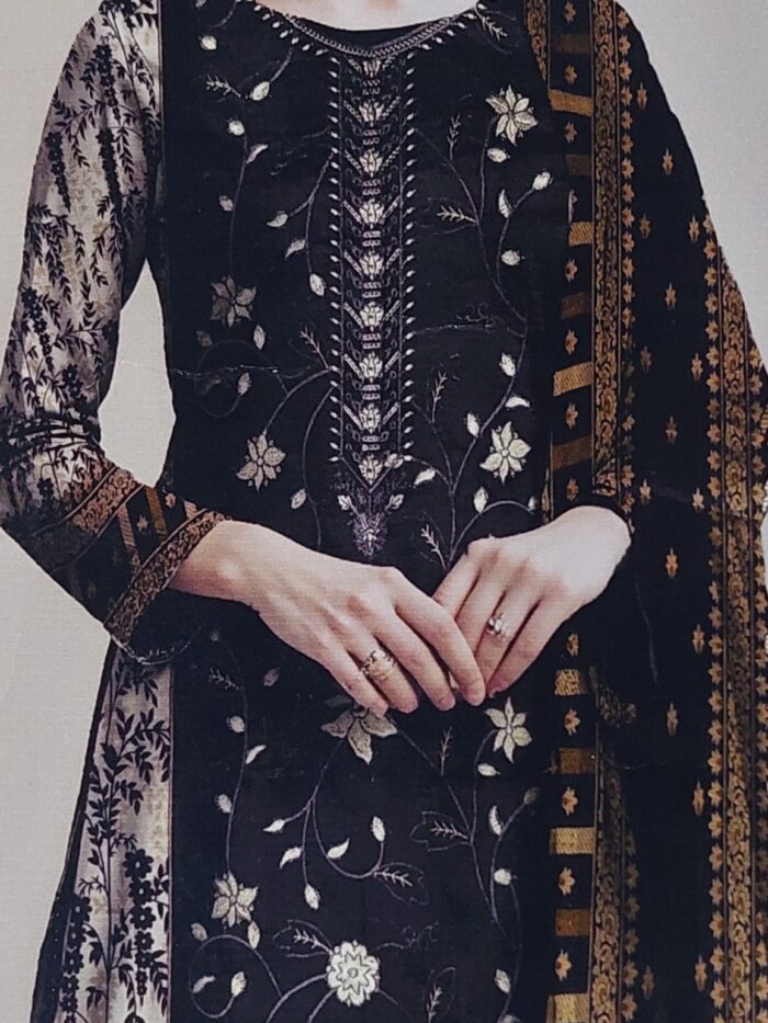 3 Piece Unstitched Superior Khaddar Winter Suit